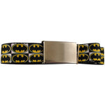 Batman Checked Logo Mesh Belt
