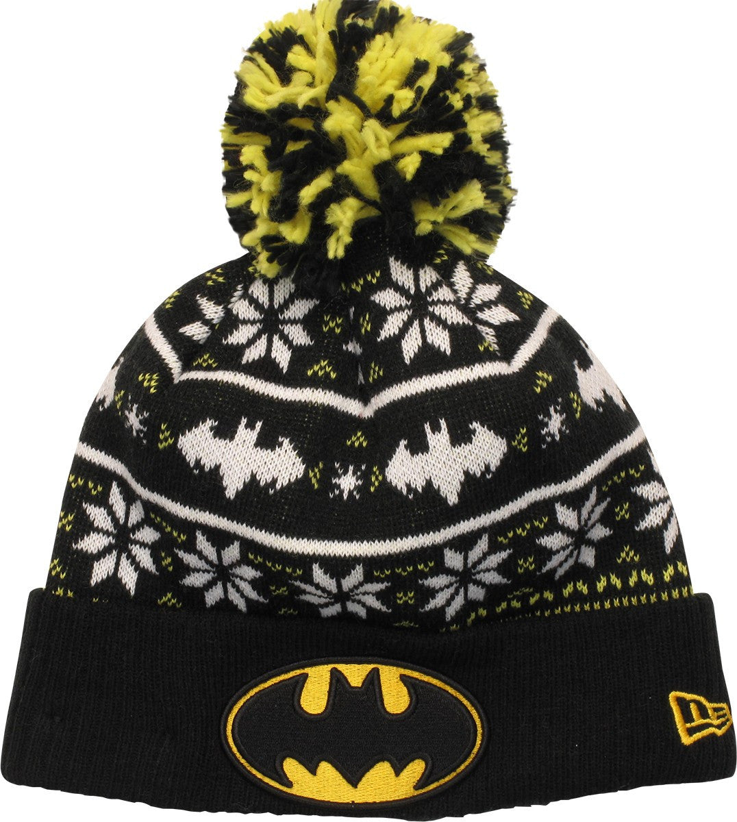 Batman Logo Sweater Chill Pom Beanie