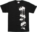 Batman Stencil Drip Logos T Shirt