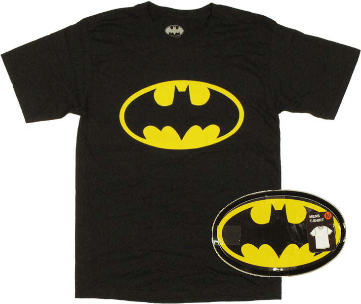 Batman Logo T Shirt in Tin