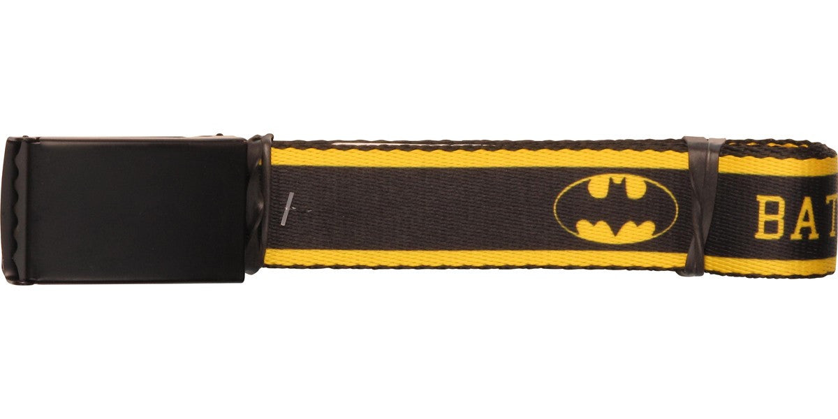Batman Names Edge Lined Mesh Belt