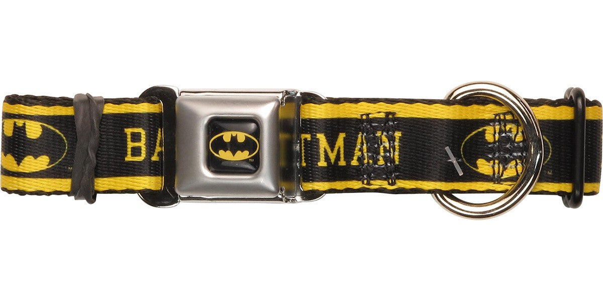 Batman Names Edge Lined Pet Collar