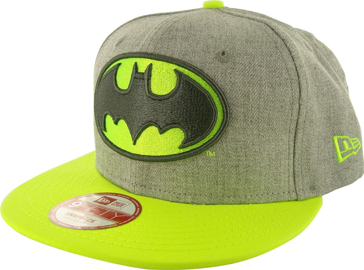 Batman Neon Logo Heather 9FIFTY Hat