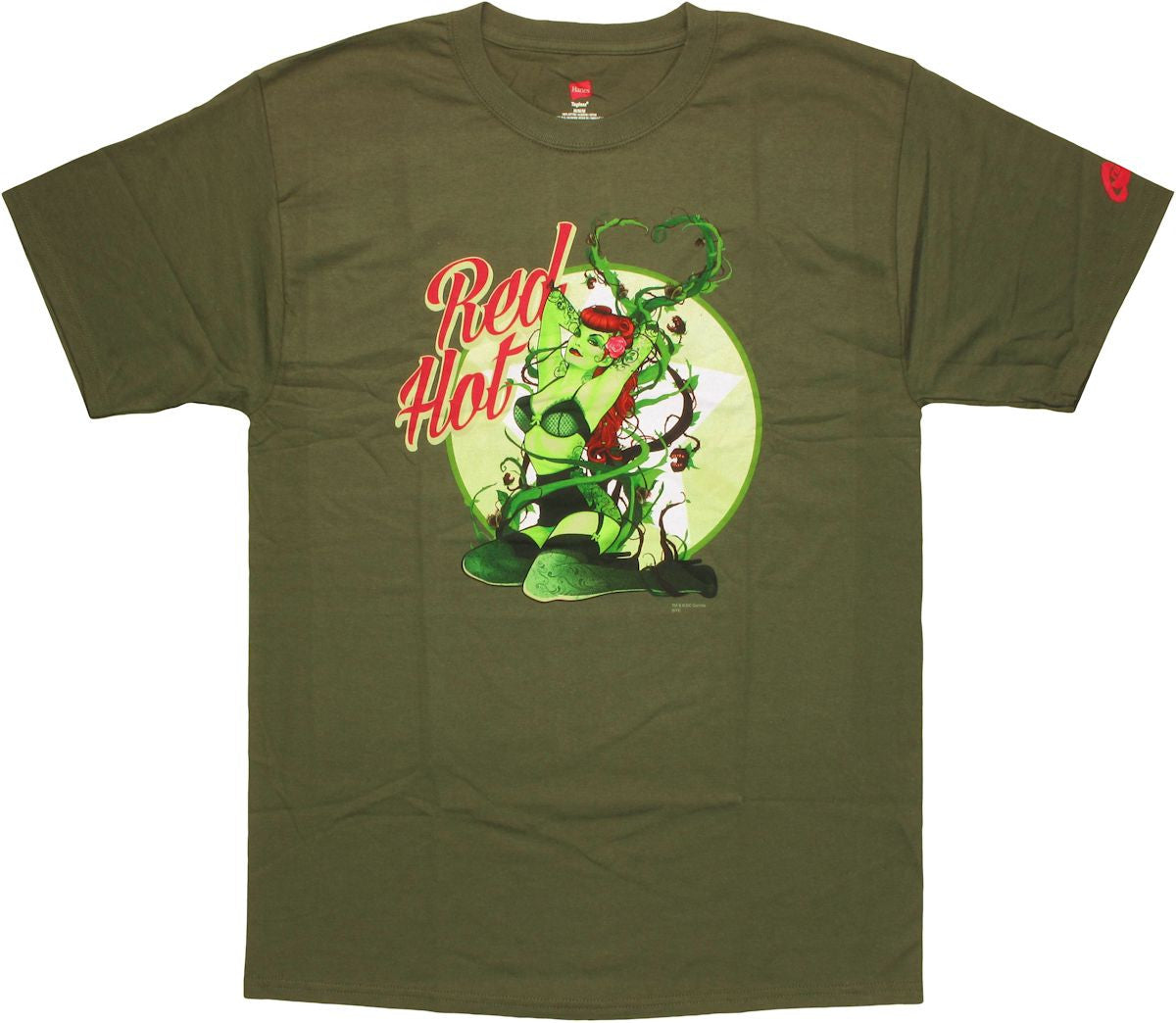 Batman Poison Ivy Red Hot T Shirt