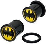 Batman Round Logo Acrylic Plugs