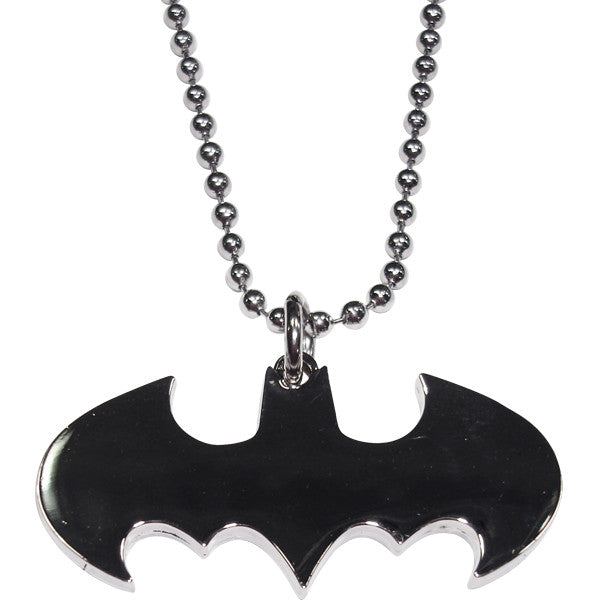 Batman Flat Silver Necklace