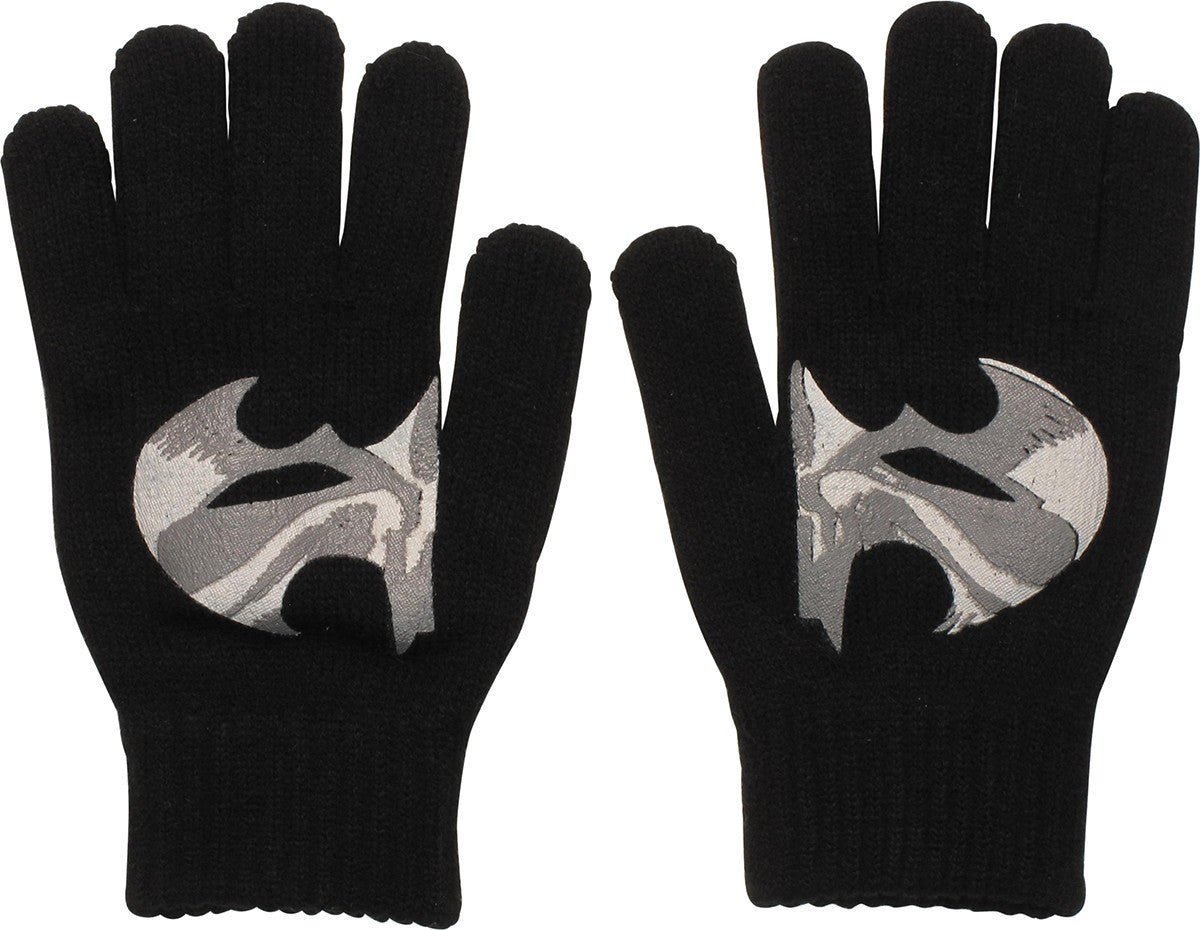 Batman Split Camouflage Logo Gloves