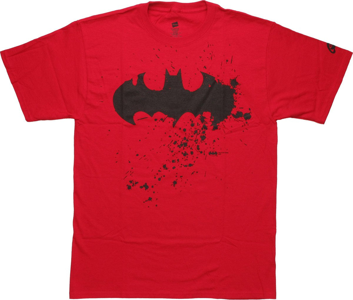 Batman Symbol Spatter T-Shirt