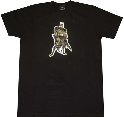 Batman Animated Foil Outline T-Shirt Sheer
