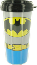 Batman Uniform Plastic Travel Mug