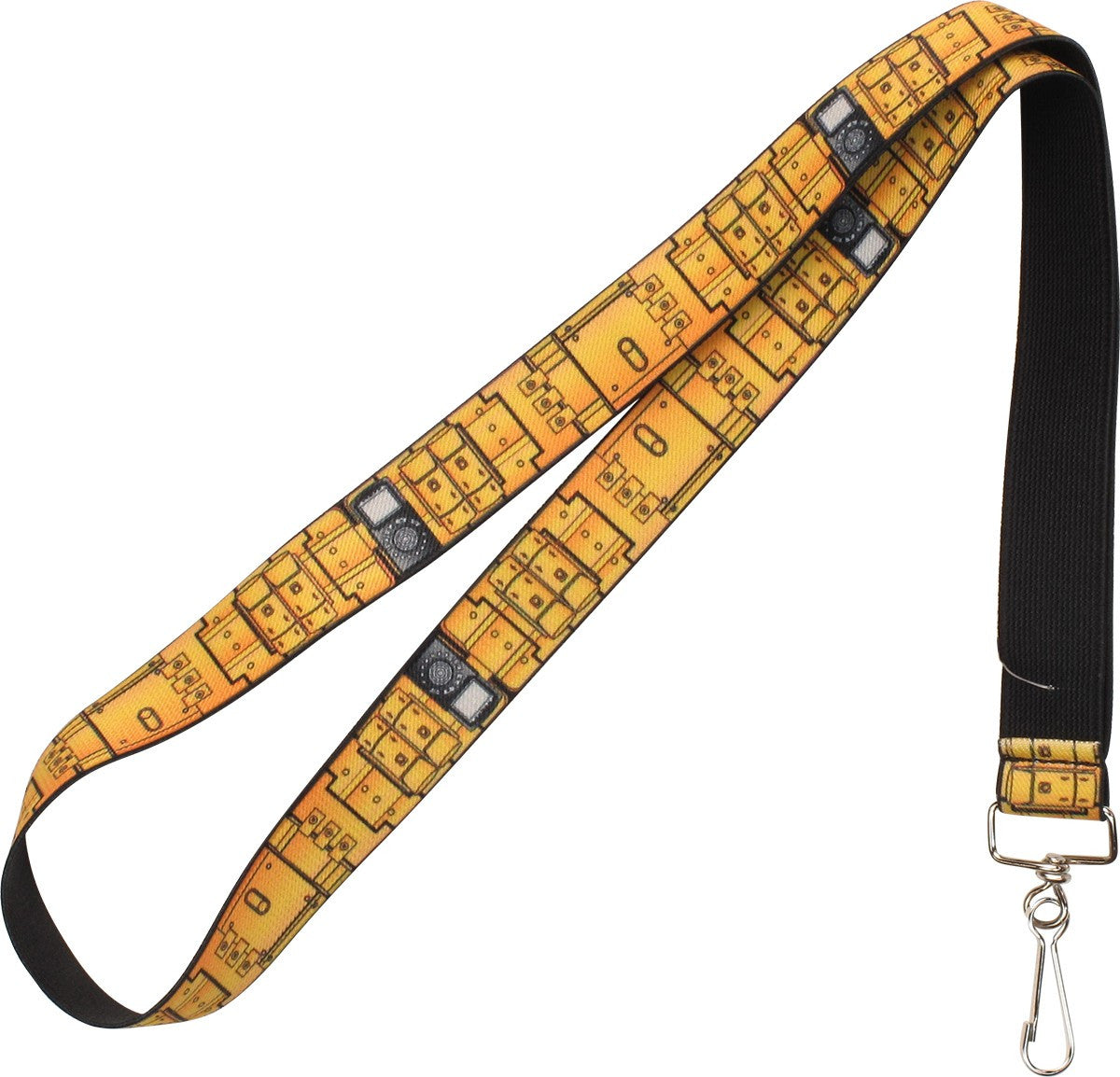 Batman Utility Belt Yellow Elastic Lanyard