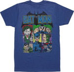 Batman Villain Panels T-Shirt Sheer