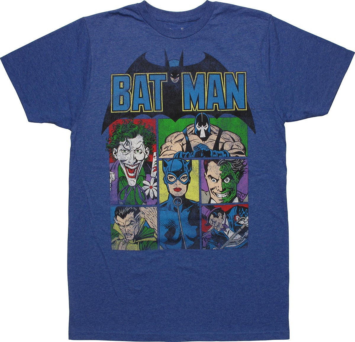 Batman Villain Panels T-Shirt Sheer