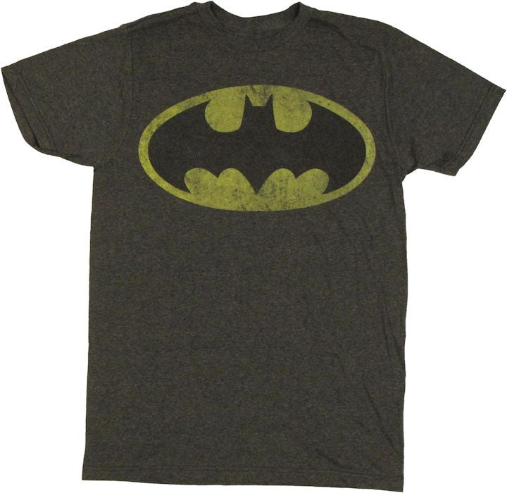 Batman Vintage Classic Logo T Shirt Sheer