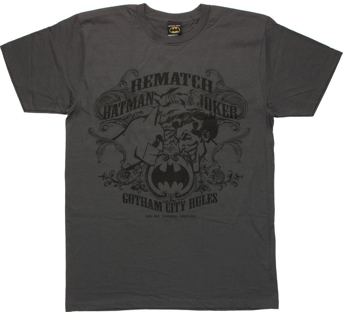 Batman vs Joker Rematch T Shirt Sheer