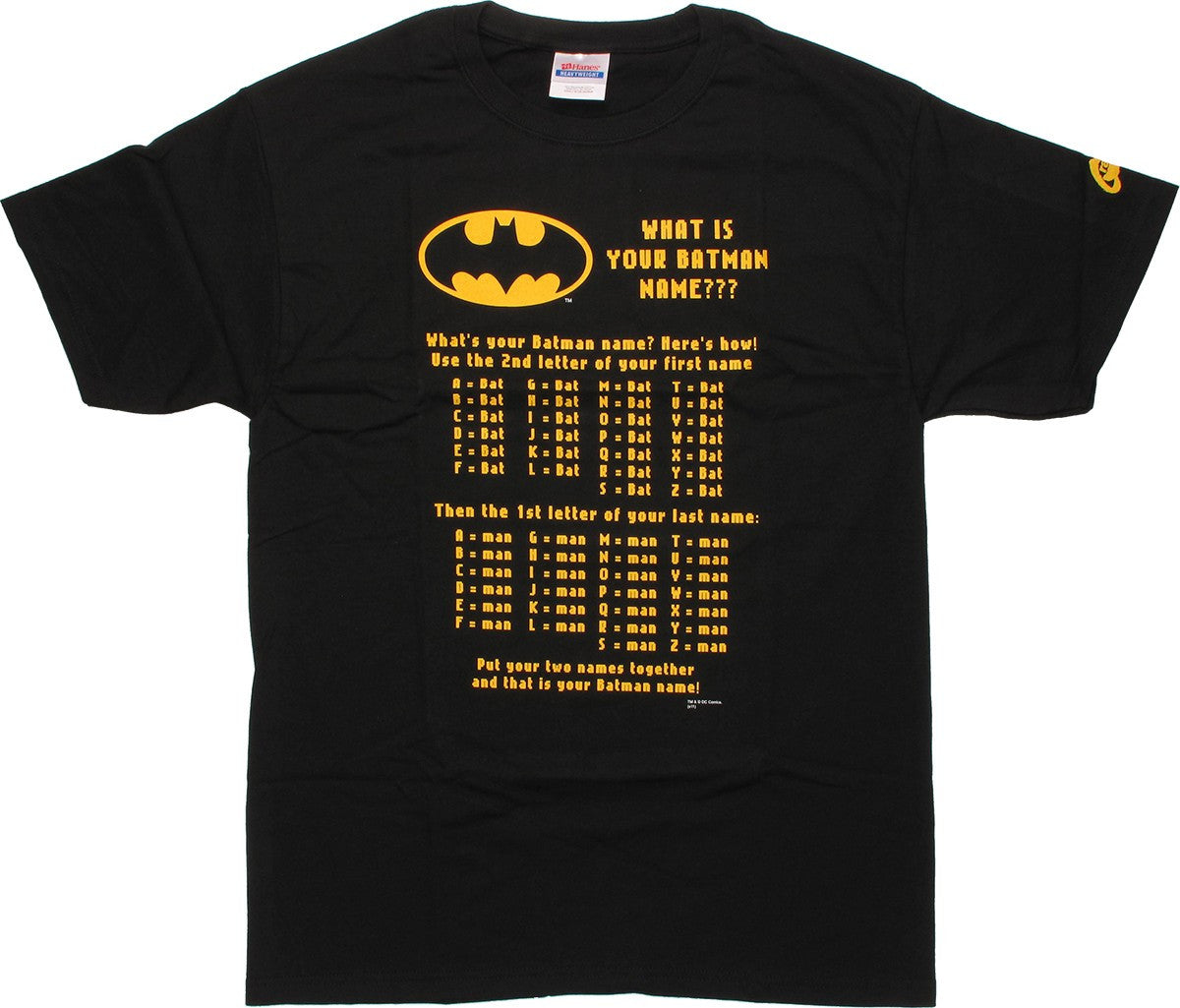 Batman Your Batman Name T Shirt