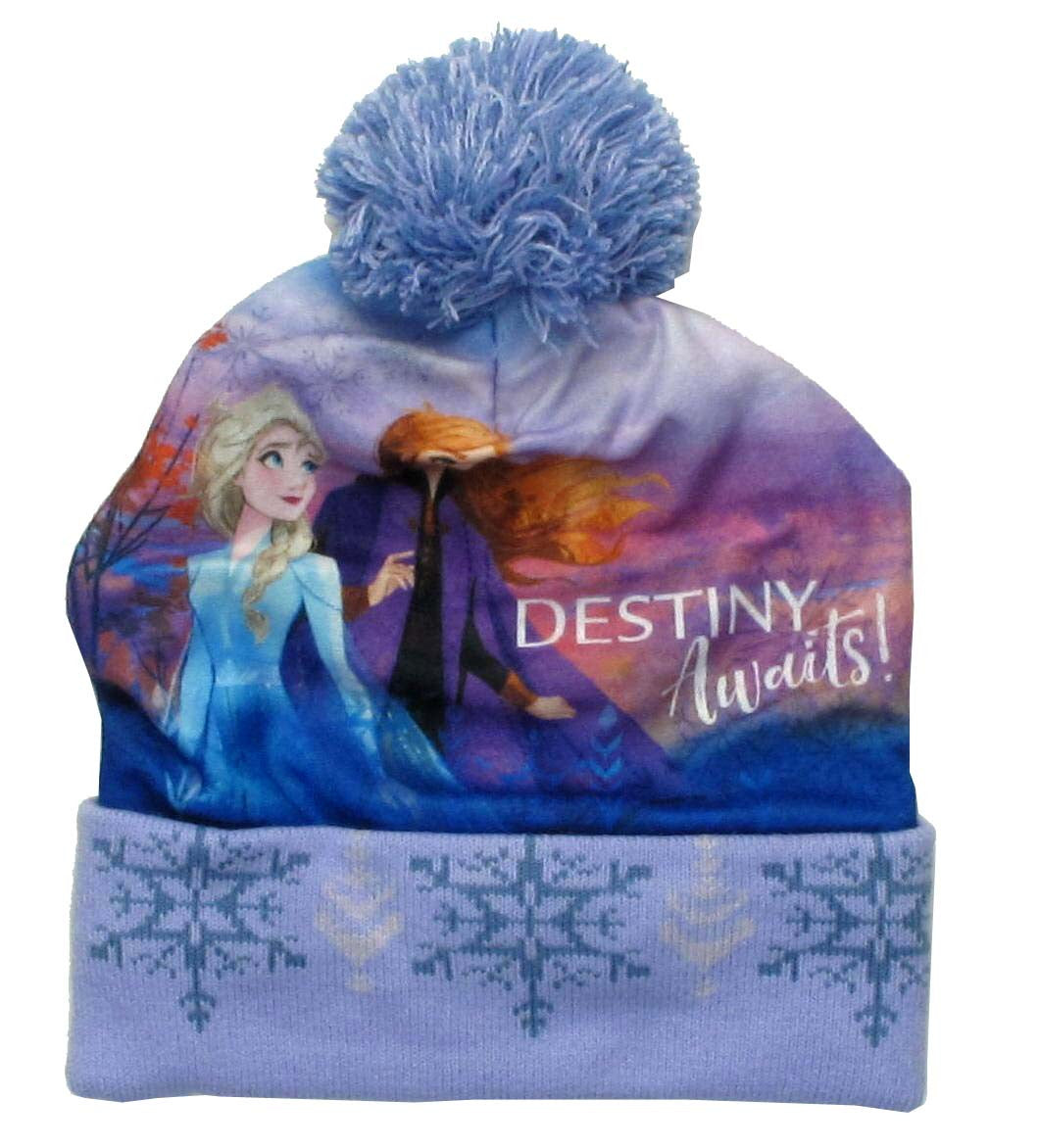 Frozen 2 Sisters Destiny Awaits Cuff Pom Beanie