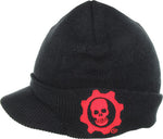 Gears of Wars Crimson Omen Logo Billed Cuff Beanie