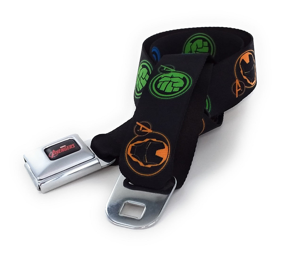 Avengers Hero Logos Wrap Seatbelt Belt