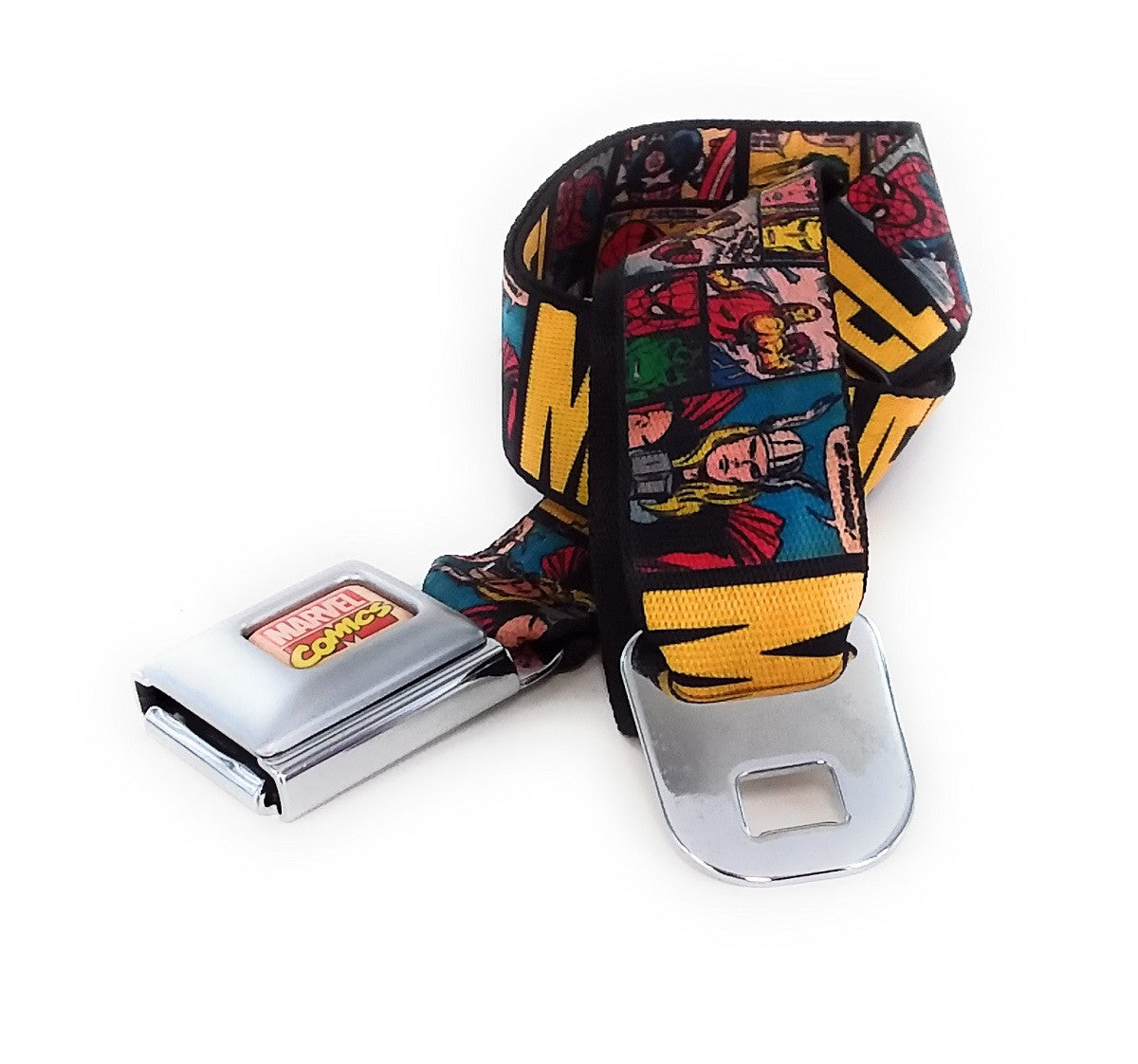 Avengers Comic Panels Wrap Seatbelt Belt