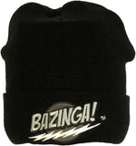 Big Bang Theory Bazinga Black Beanie