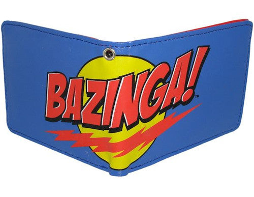 Big Bang Theory Bazinga Blue Wallet