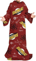 Big Bang Theory Bazinga Collage Snuggler