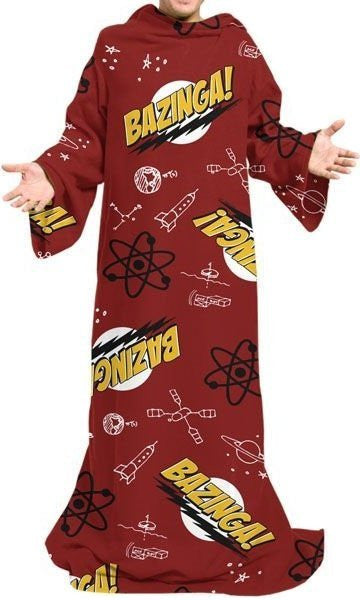 Big Bang Theory Bazinga Collage Snuggler