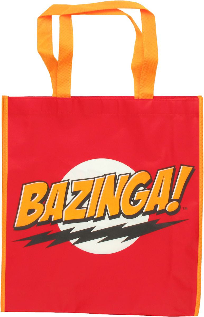 Big Bang Theory Bazinga Red Tote Bag