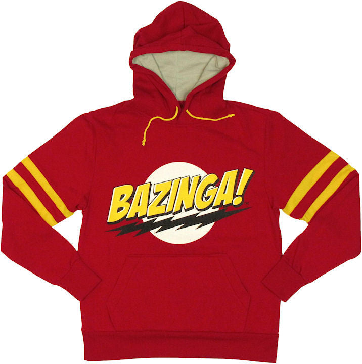 Big Bang Theory Bazinga Stripes Hoodie