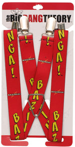 Big Bang Theory Bazinga Suspenders