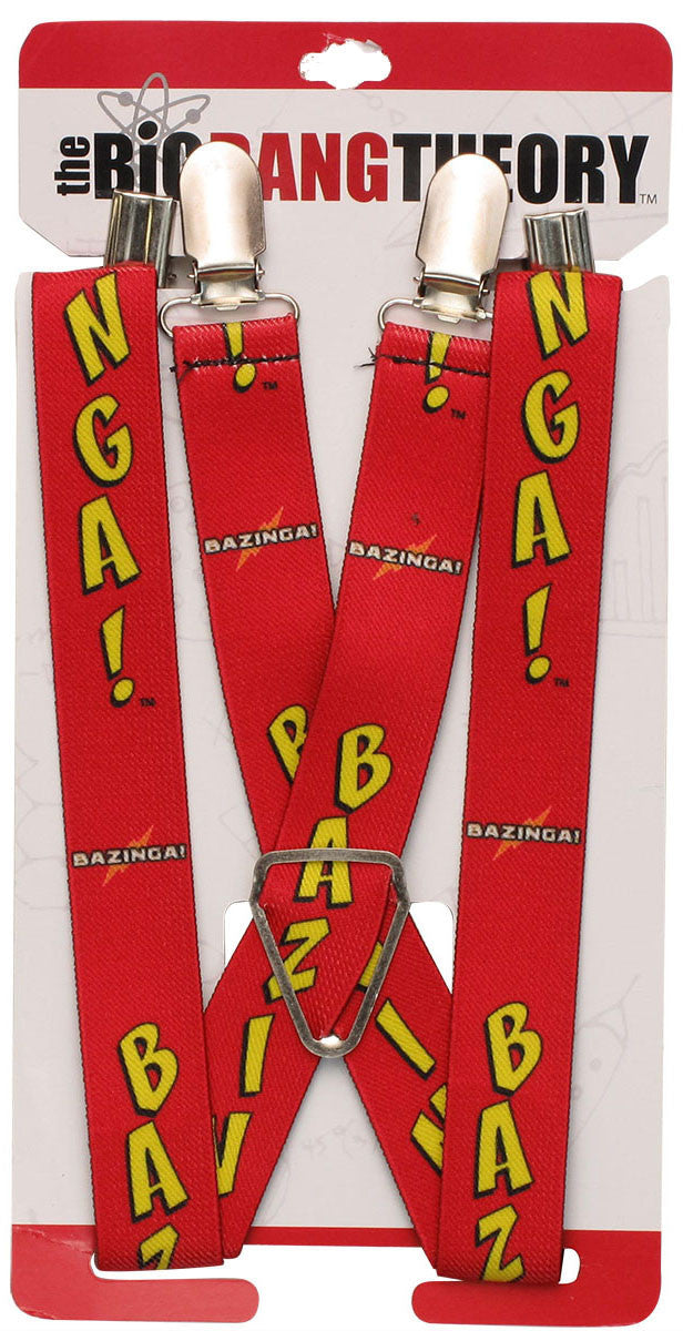 Big Bang Theory Bazinga Suspenders
