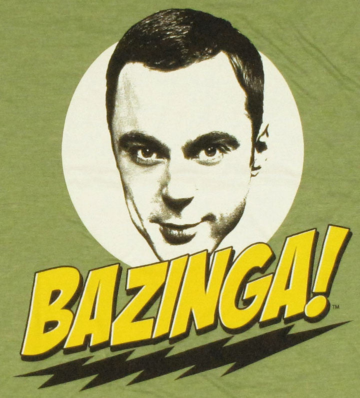 Big Bang Theory Bazinga T Shirt Sheer