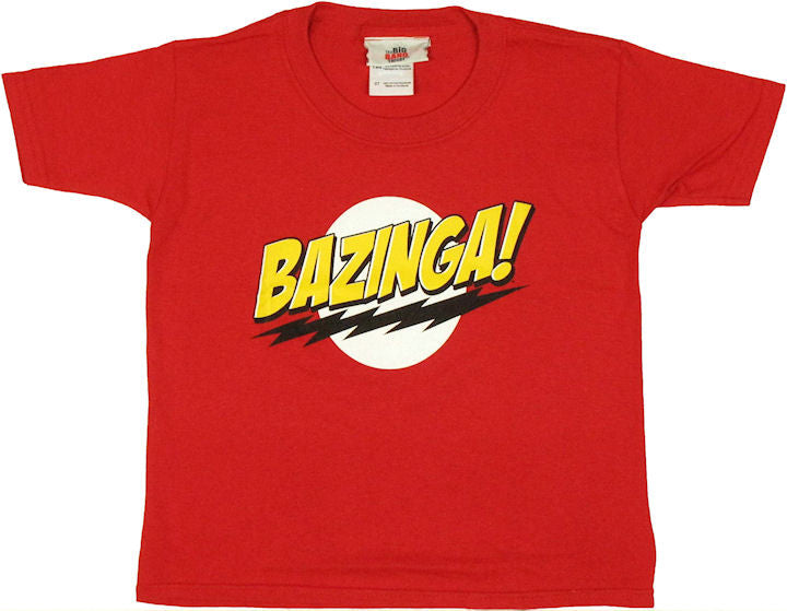 Big Bang Theory Bazinga Toddler T Shirt