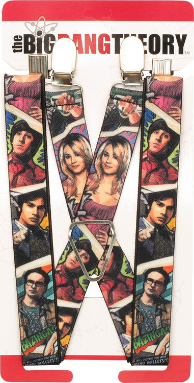 Big Bang Theory Comic Heroes Suspenders