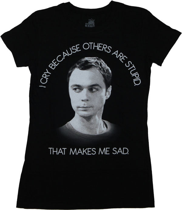 Big Bang Theory Cry Baby Tee