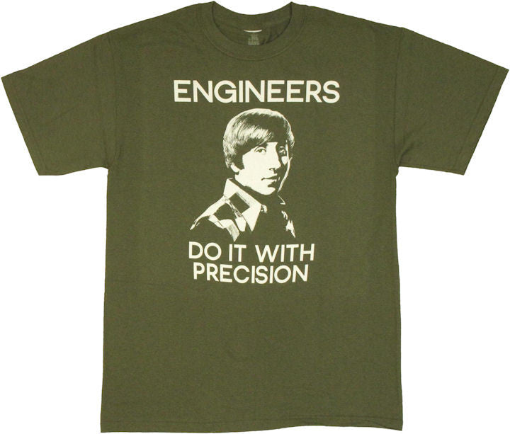 Big Bang Theory Engineers Precision T Shirt