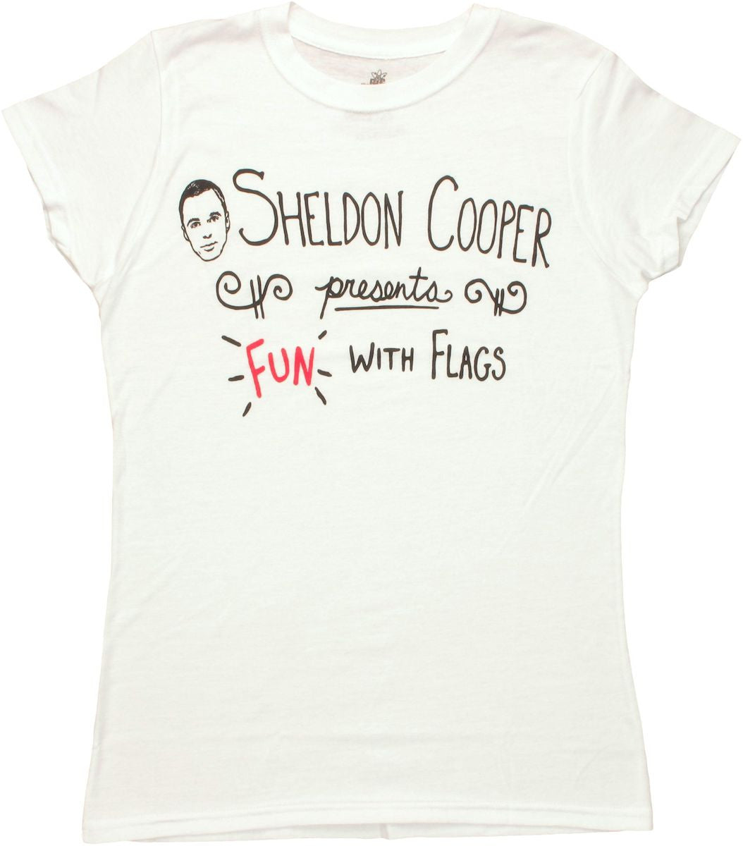 Big Bang Theory Fun with Flags Baby Tee