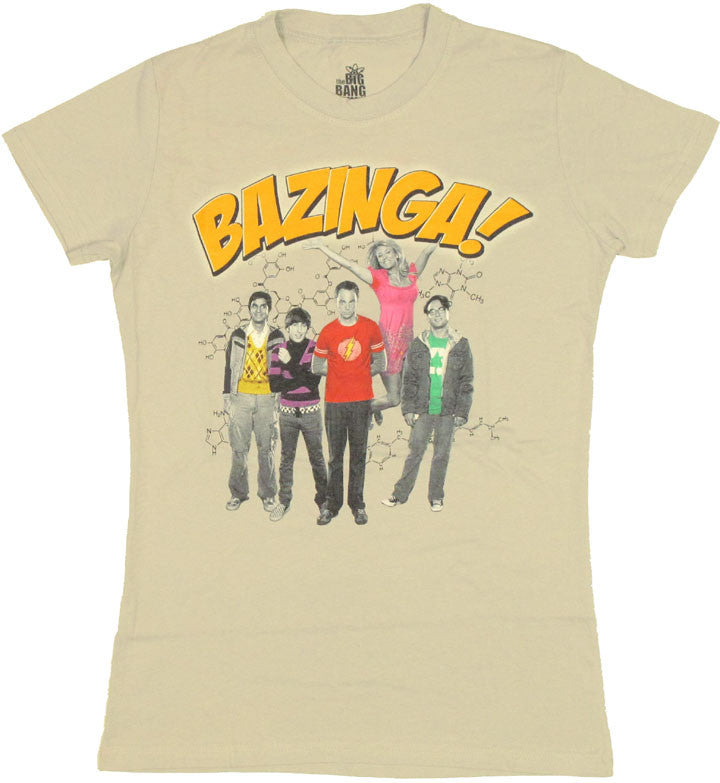 Big Bang Theory Group Bazinga Baby Tee