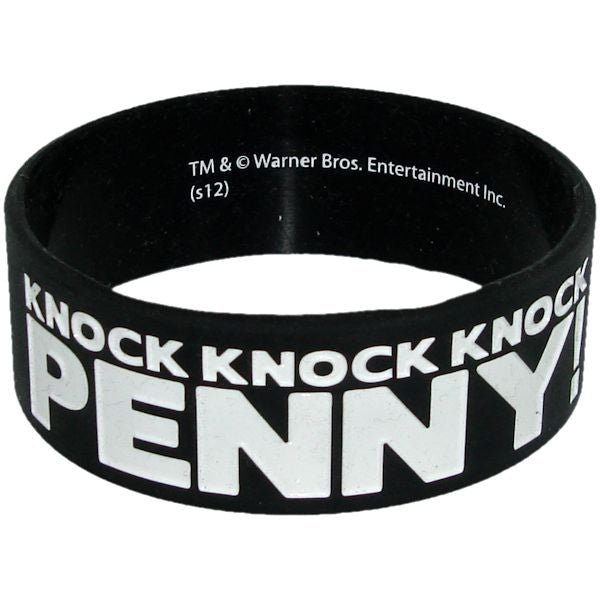 Big Bang Theory Knock Penny Rubber Wristband