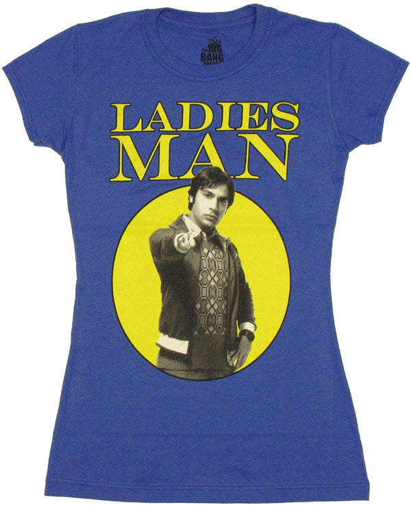 Big Bang Theory Ladies Man Baby Tee