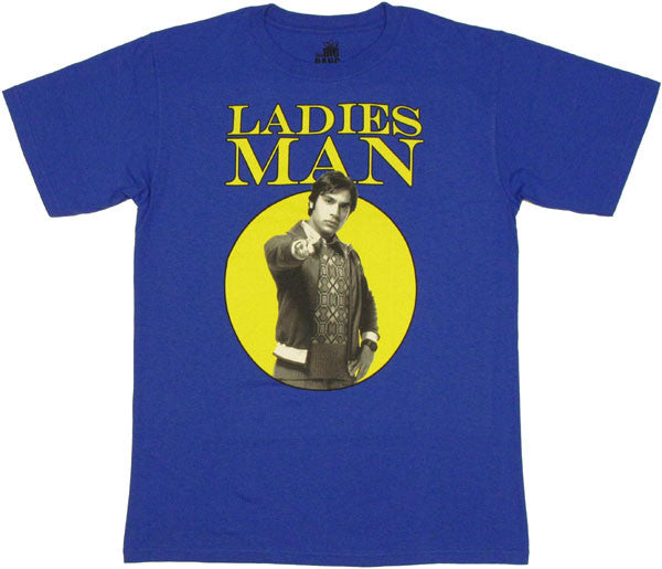 Big Bang Theory Ladies Man T Shirt
