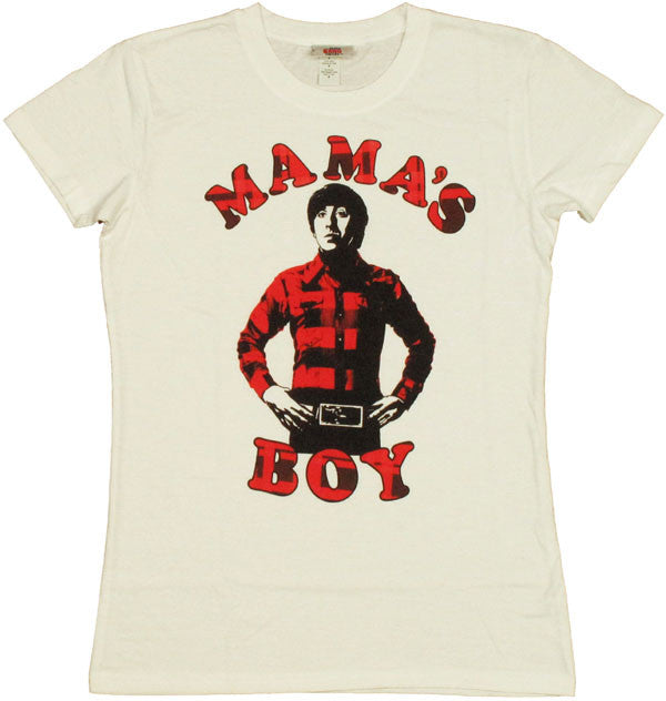 Big Bang Theory Mamas Boy Baby Tee