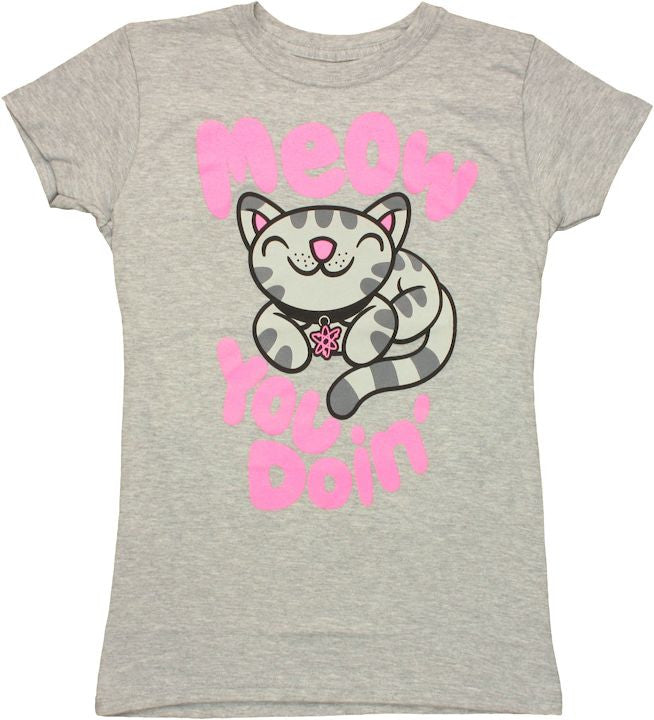 Big Bang Theory Meow You Doin Baby Tee