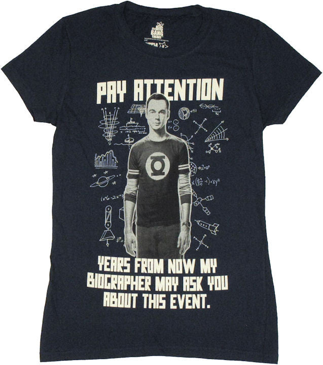 Big Bang Theory Pay Attention Baby Tee