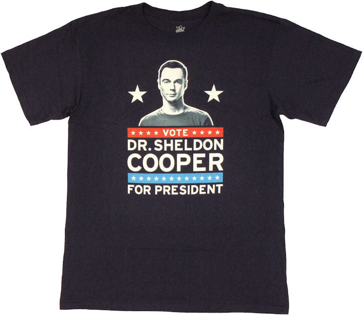 Big Bang Theory Sheldon President T Shirt