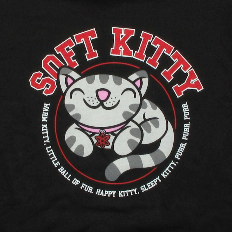 Big Bang Theory Soft Kitty Circle Junior Hoodie