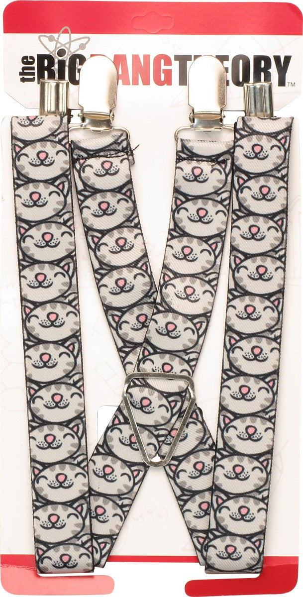Big Bang Theory Soft Kitty Faces Wide Suspenders