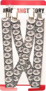 Big Bang Theory Soft Kitty Faces Wide Suspenders