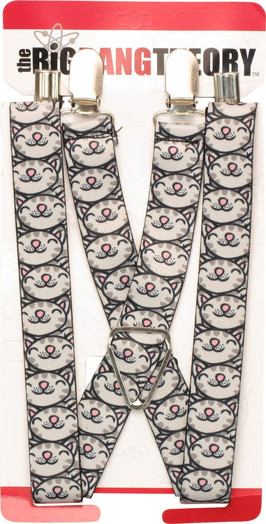 Big Bang Theory Soft Kitty Faces Wide Suspenders